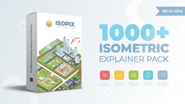 Isopix - Isometric Explainer Pack  V1.0 31944698 - After Effects Project Files
