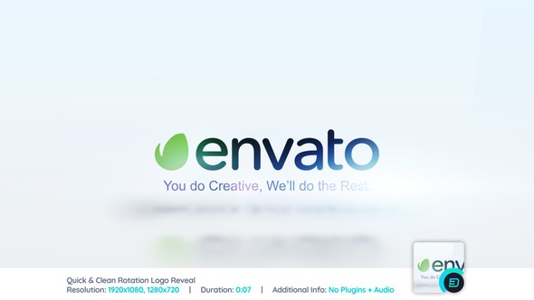 Videohive Quick & Clean Rotation Logo Reveal 22165748