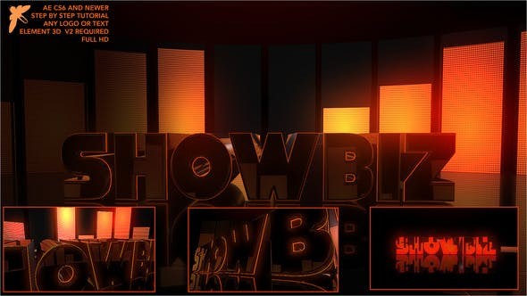 Videohive Showbiz Element Logo - After Effects Template