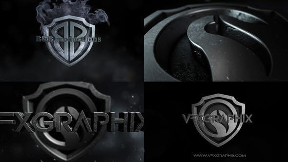 Videohive Dark Shield Logo 30898634 - After Effects Project Files