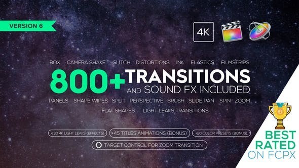 Videohive Transitions and Sound FX + Bonus 21589524