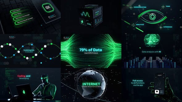 Videohive Cyber Technology Trailer 31019182 - After Effects Project Files