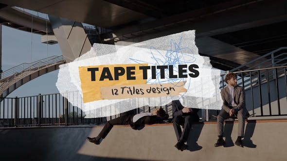 Videohive Tape Titles 52688173 - After Effects Project Files