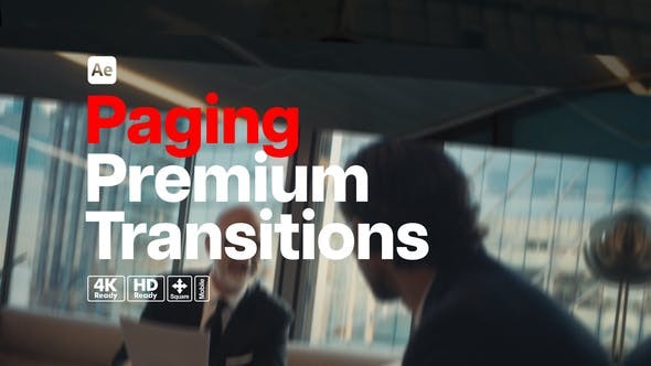 Videohive Premium Transitions Paging 52923972 - After Effects Project Files