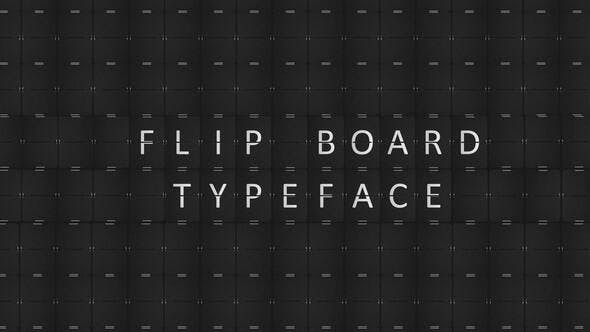 Videohive Flip Board Typeface 53402600