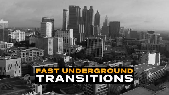 Videohive Fast Underground Transitions | After Effects 53257001