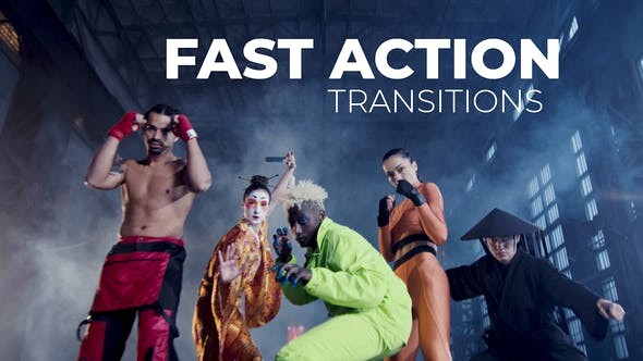 Videohive Fast Action Transitions | After Effects 53511763 - After Effects Project Files