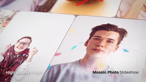 Videohive Mosaic Photo Slideshow 53893148 - After Effects Project Files