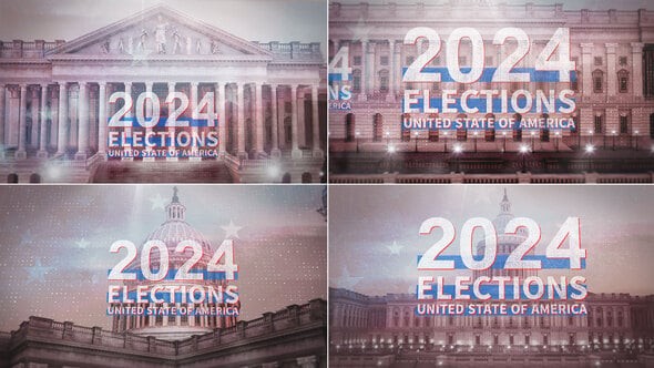 Videohive Us Election Opener 54383081 - After Effects Project Files