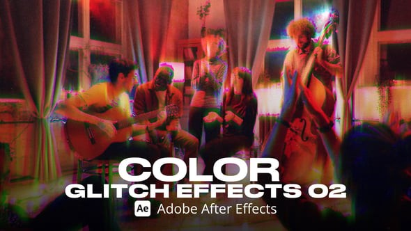 Videohive Color Glitch Effect 02 Ae - After Effects Project Files-