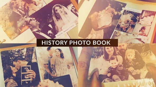 Videohive: History Photo Book 22714746 - After Effects Project Files