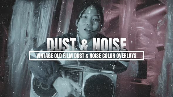 Videohive Vintage Old Film Dust and Noise Color Overlays 54868760 - After Effects Project Files