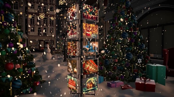 Videohive Christmas Postcards Slideshow 55167913 - After Effects Project Files