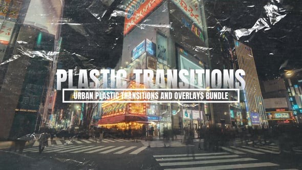 Videohive Urban Plastic Transitions And Overlays Bundle 56288472 - After Effects Project Files