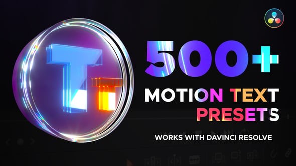 Videohive Text Presets for DaVinci Resolve 32562489 - DaVinci Resolve Templates