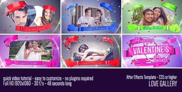 Videohive Love Gallery 6769608 - After Effects Project Files